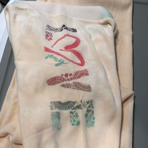 Juicy Couture Cream Tie Dye Sweatpants